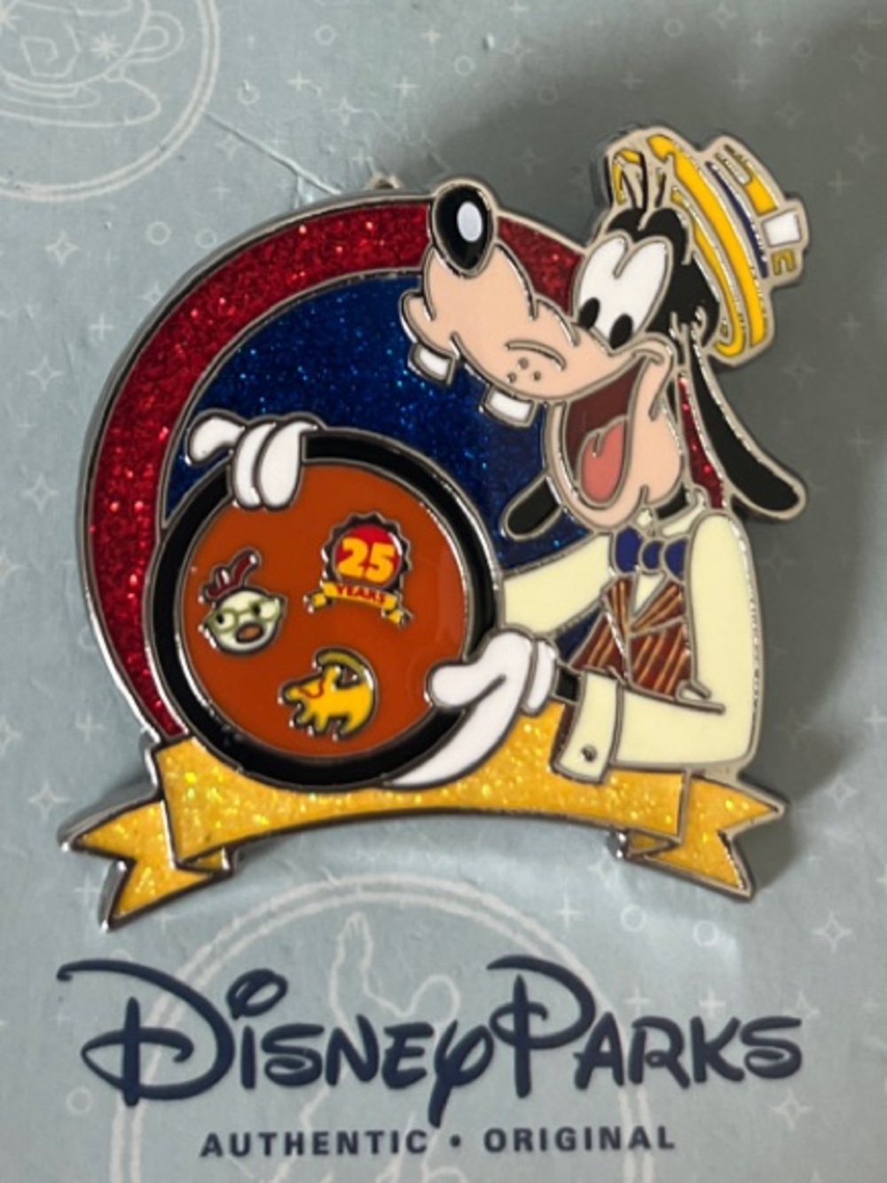 Disney Parks Pin Trader Goofy 25th Anniversary Pin Trading Pin